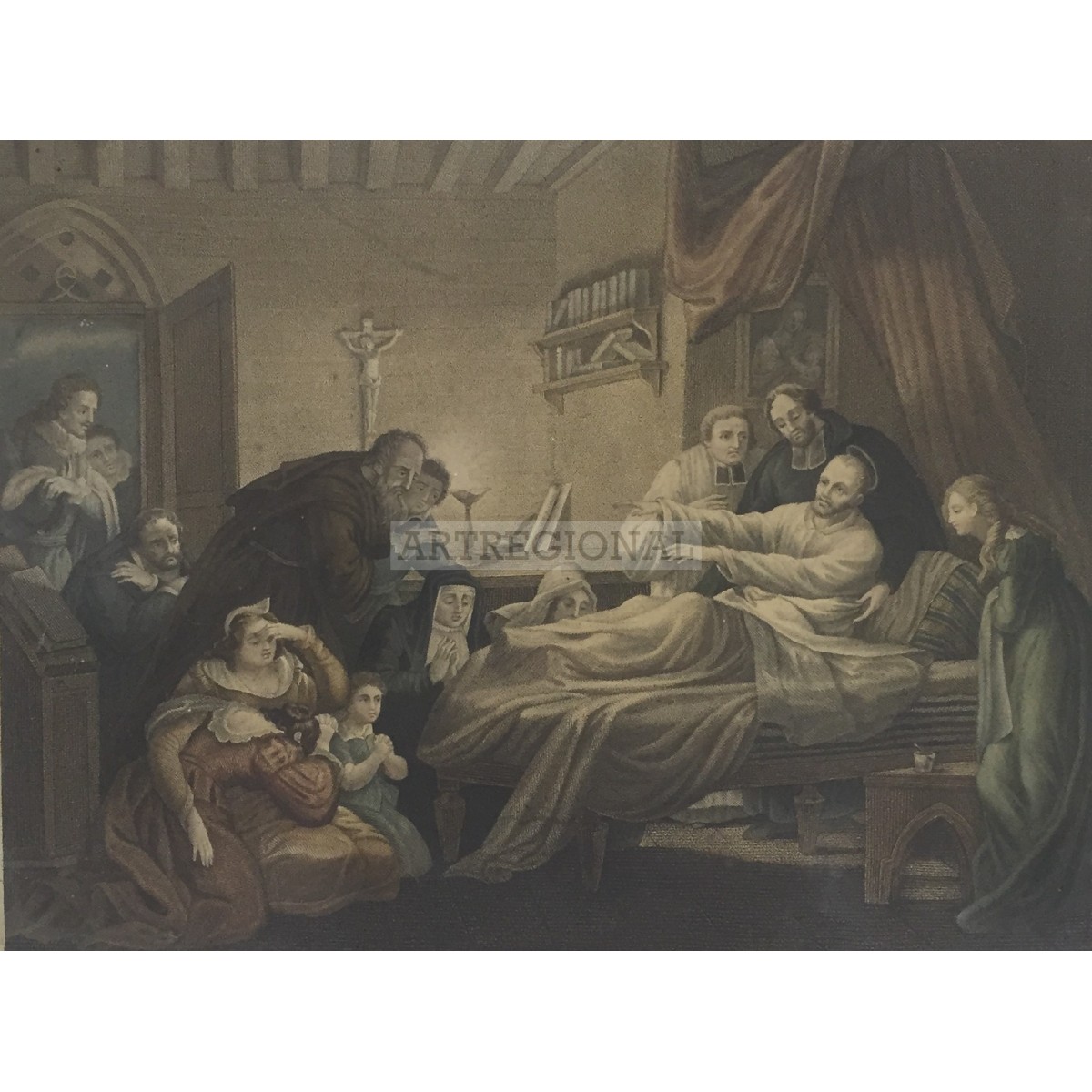 THOUVENIN JEAN (1765-1828) - Smrt sv. Vincenta de Paul